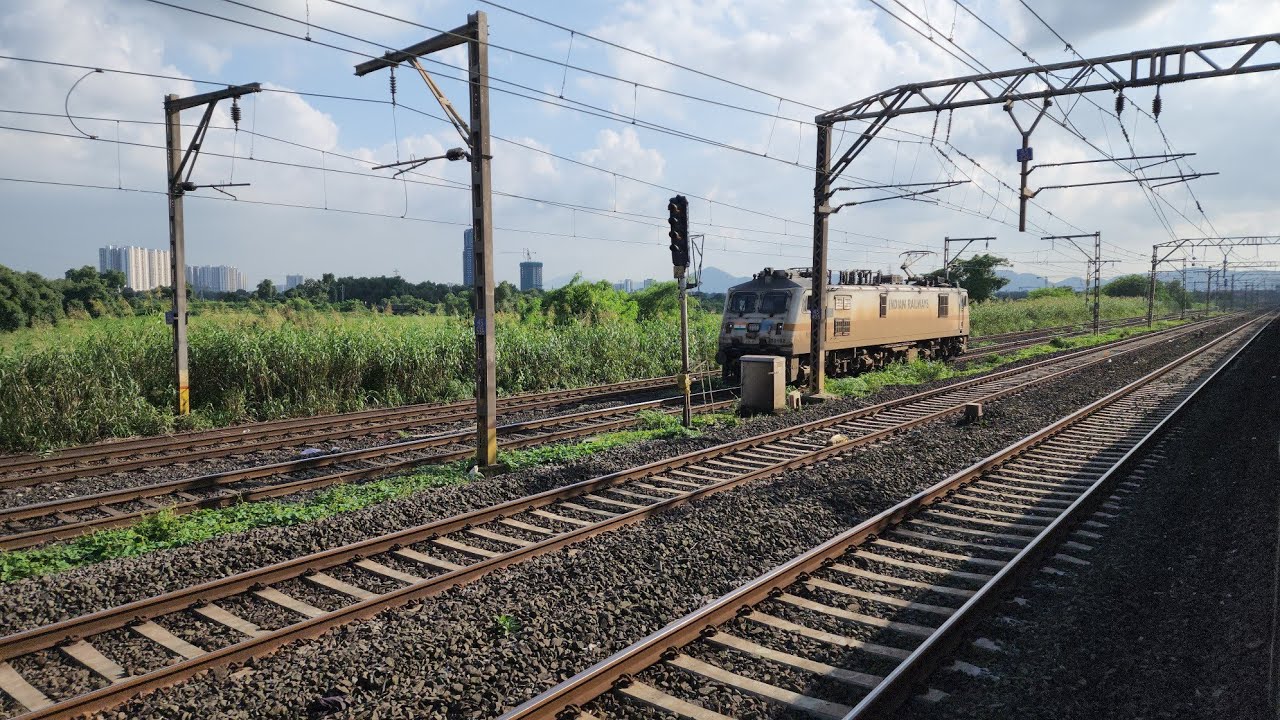 4k train journey || dombivli to mumbra #emutrain #localtrain #centralrailway #4ktrainvideo 