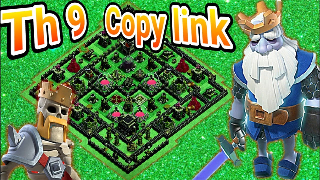 NEW BEST! Farming Base Town Hall 9 (TH9) 2019 - Hybrid Farming Base Clash Of Clans | link base th 9