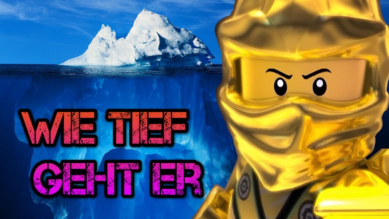 Wie TIEF geht der NINJAGO EISBERG