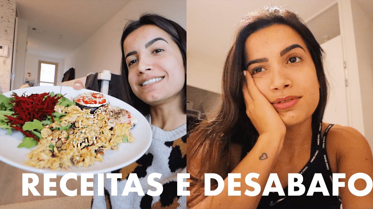 nossa rotina: pizza de berinjela, treino, peixe no leite de coco e desabafo | Vanessa Lino