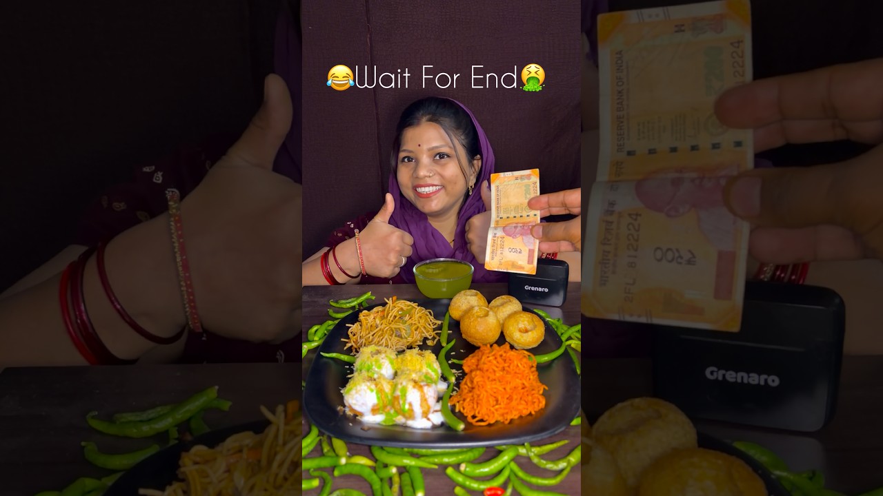 Wait For End 🤢🤮😂 | #shorts #ytshorts #funny #bloopers #foodie #viral #panipuri #rewards #eating