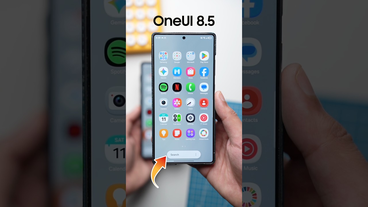 Samsung OneUI 8.5 New Search Bar
