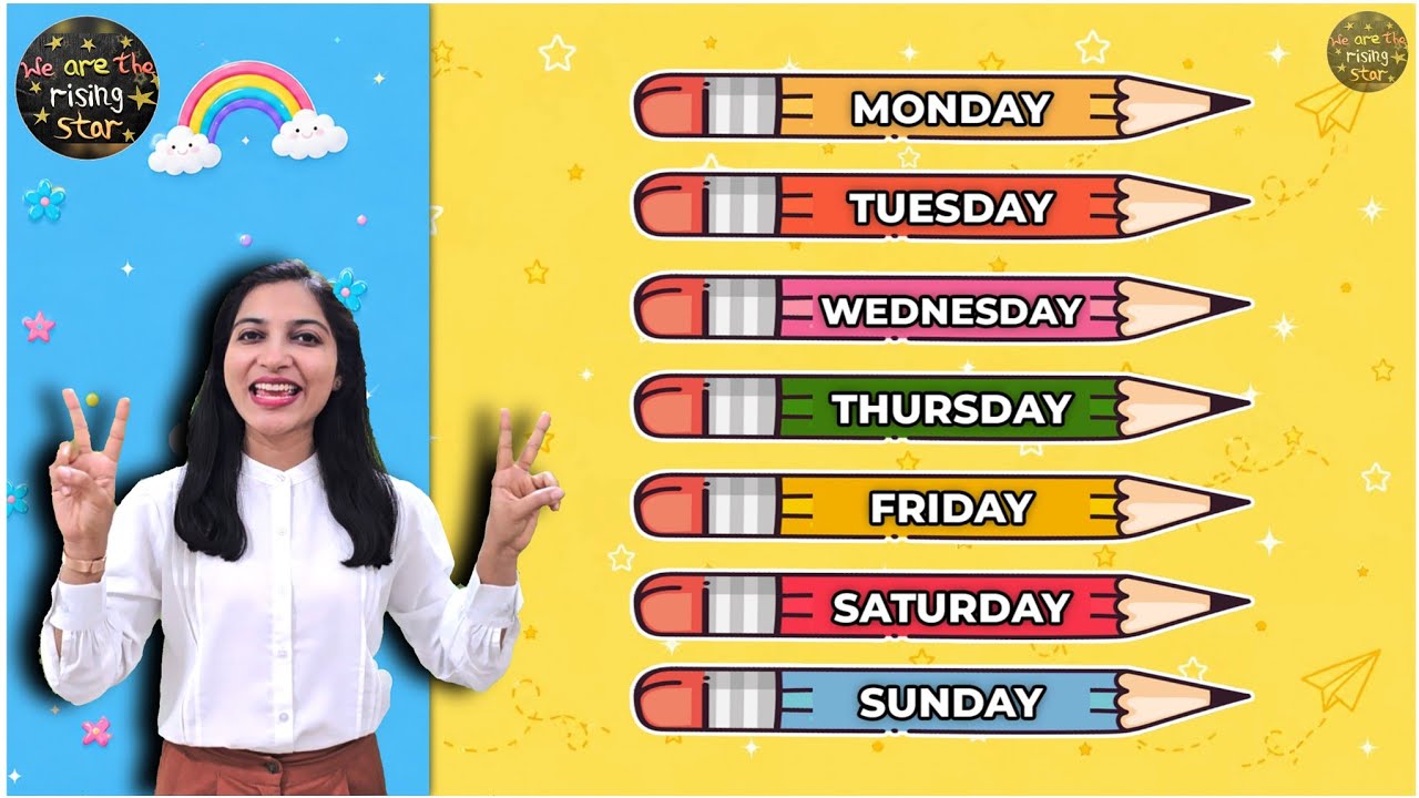 ♪ Days Of The Week Song ♫ | 7 Days Of The Week In English | Songs For Kids | WATRstar #daysoftheweek