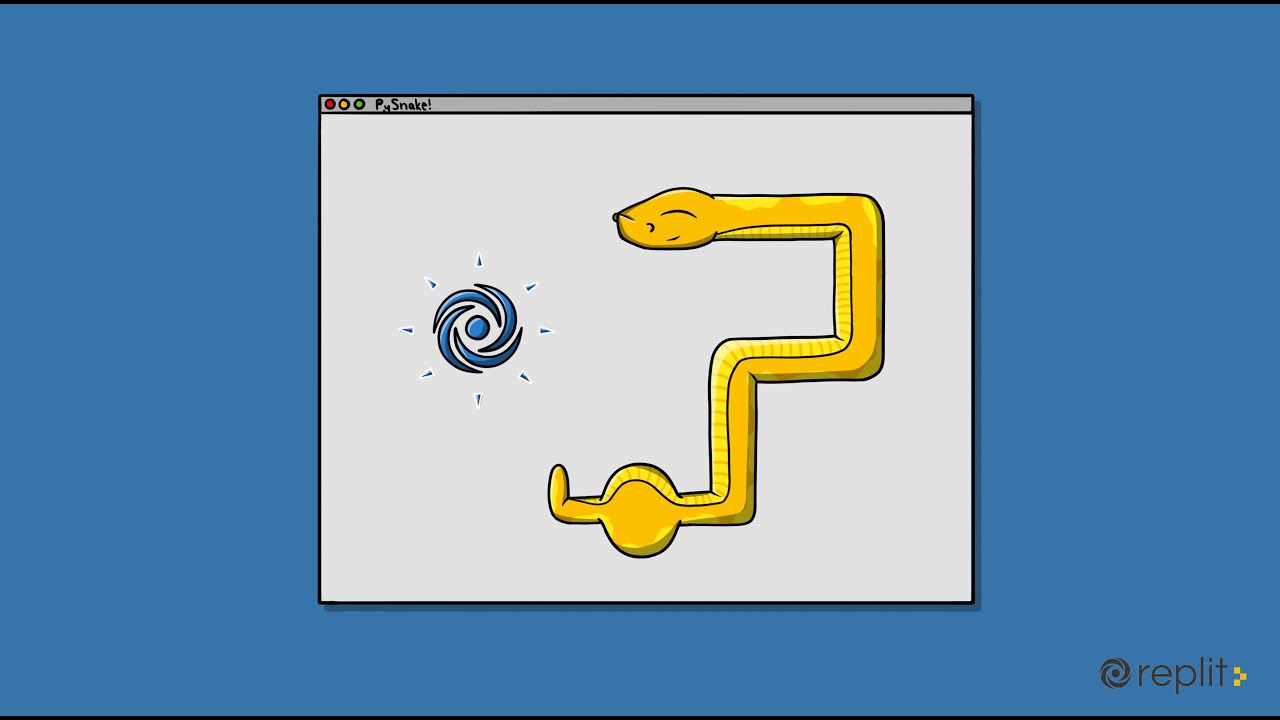Python Snake Game Using Pygame - Slow Pace - Chill Coding - No Talk
