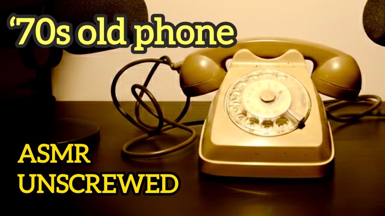 What's Inside? Unscrewing a 1970s Rotary Phone ASMR