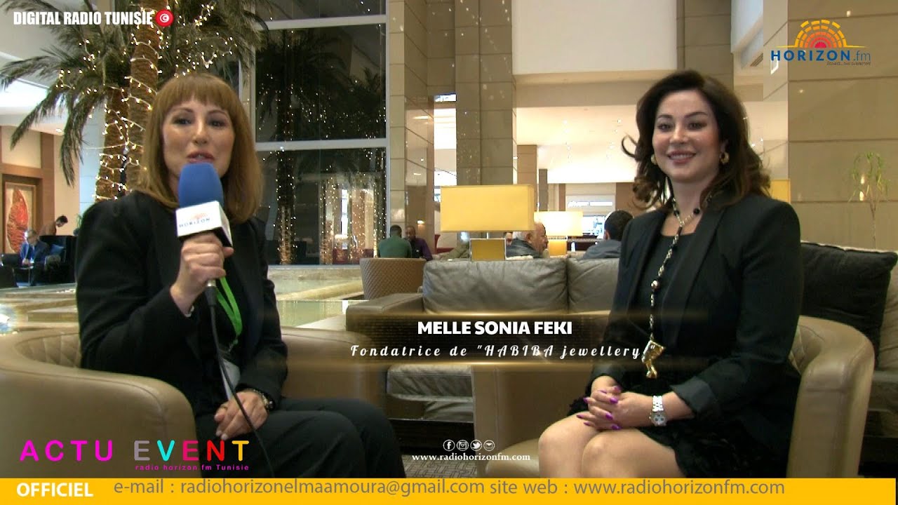 Une interview accordée à  Mme Sonia Feki Fondatrice de la marque HABIBA Jewellery au CIFE 2024