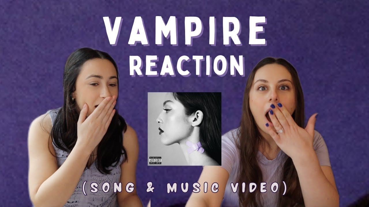 vampire - Olivia Rodrigo Reaction (song & music video)