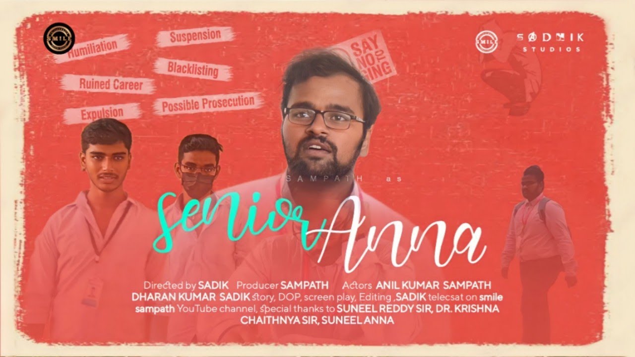 Senior Anna Shortfilm|| Anil Kumar|| Sampath|| Dharan|| Sadik(Telugu) | Short Film