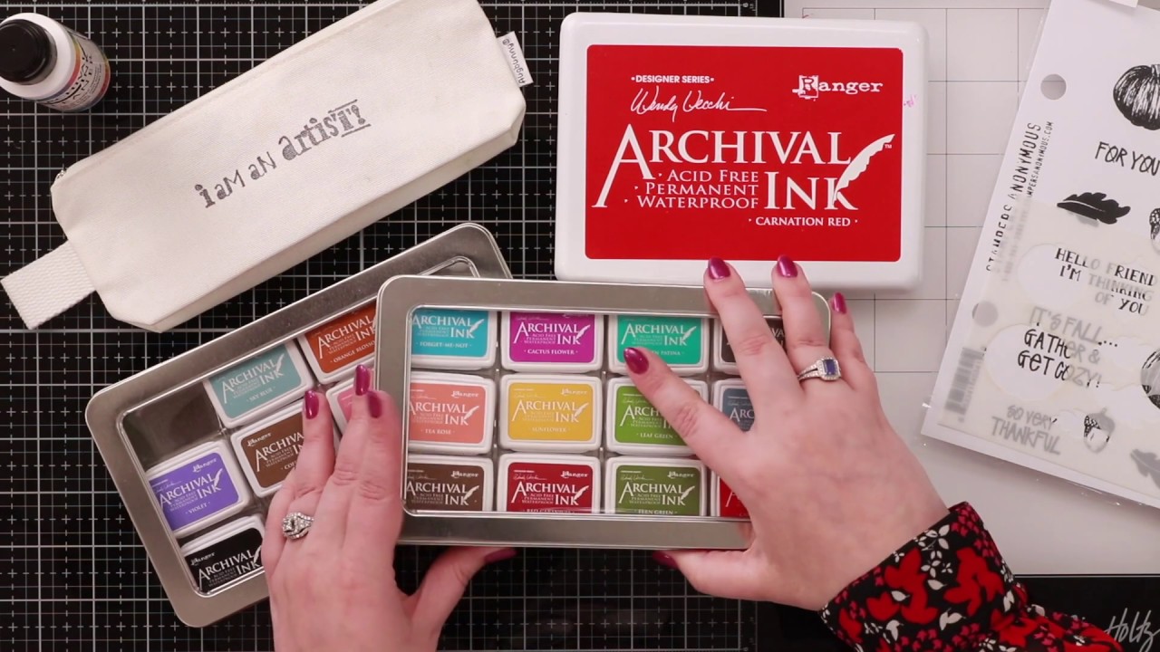The Best Tips for 3 Ranger Archival Ink Pad - Inktoberfest Day 25