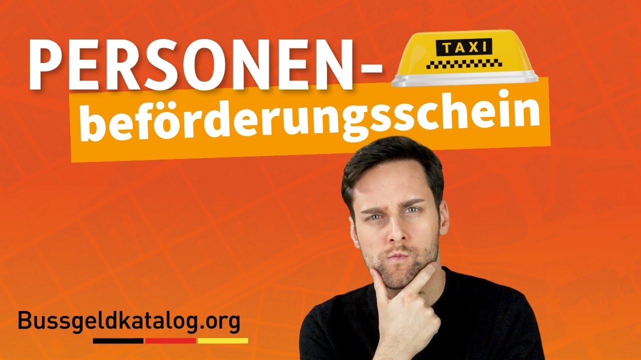 🚕  Personenbeförderungsschein beantragen?! So gehts❗