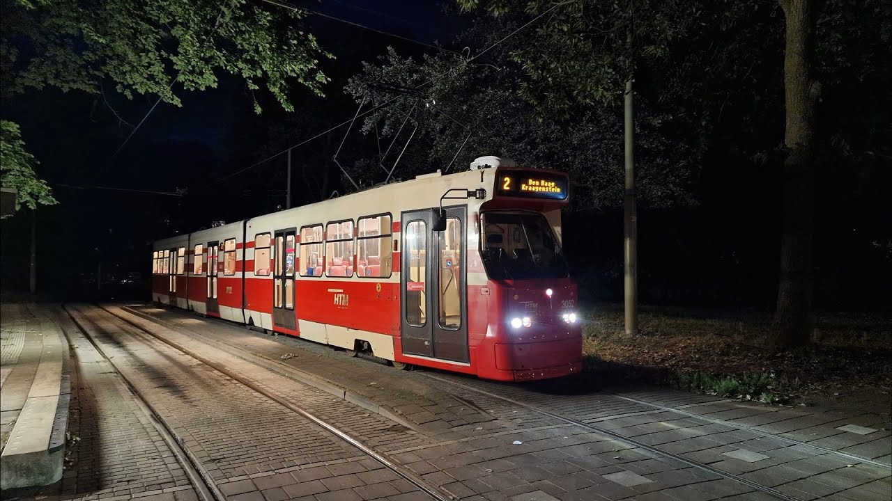 HTM tramlijn 2 Leidschendam Noord - Den Haag Kraayenstein - Remise Zichtenburg | BN GTL8 3052 | 2023