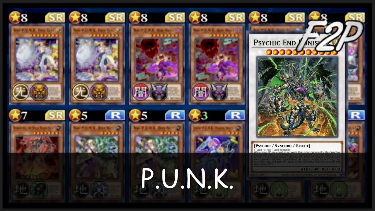 F2P PUNK Deck using 2 MINI BOXES ONLY [Yu-Gi-Oh! Duel Links]