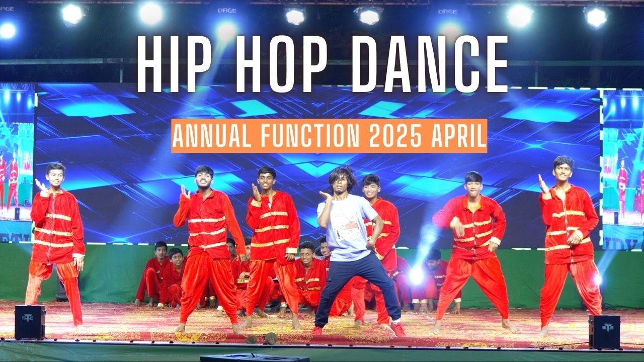 Hip Pop Dance, Annual function 2025 April, SR Vidyanikethan International School Gadwal