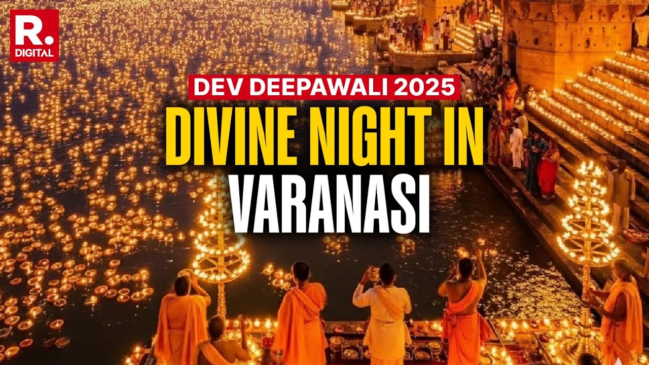 Dev Deepawali 2025 LIVE: Varanasi Shimmers With Diyas & Celebrations On Ganga Ghats | Ganga Aarti