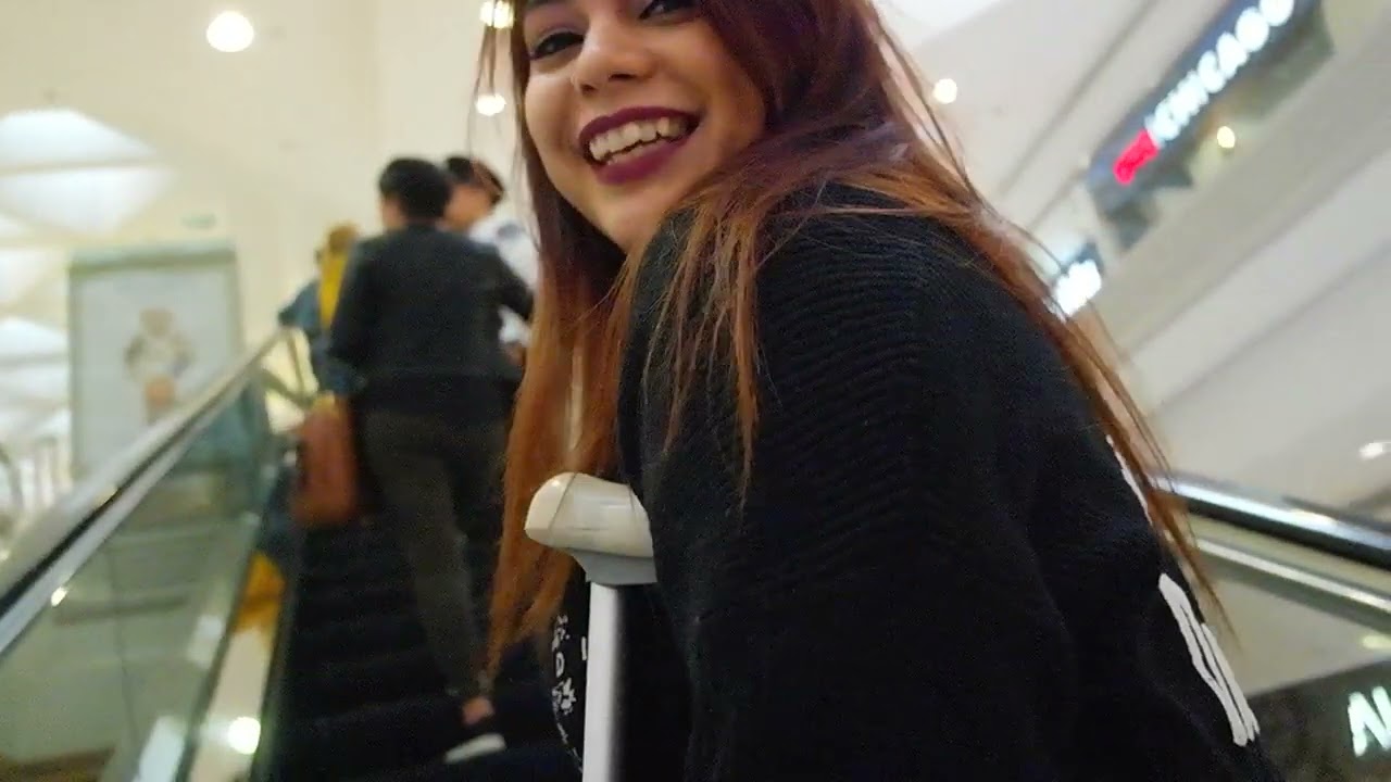 Mall shopping casted and on crutches!