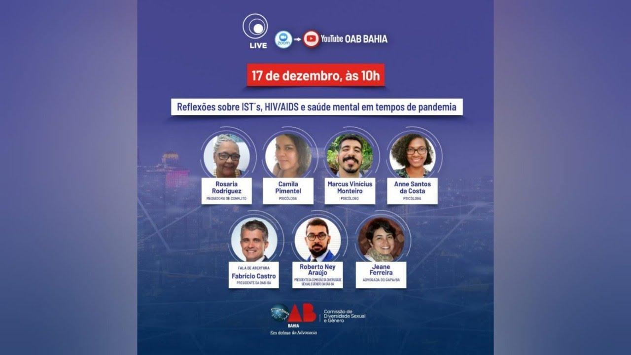 Reflex&otilde;es sobre IST's, HIV/AIDS e sa&uacute;de mental em tempos de pandemia