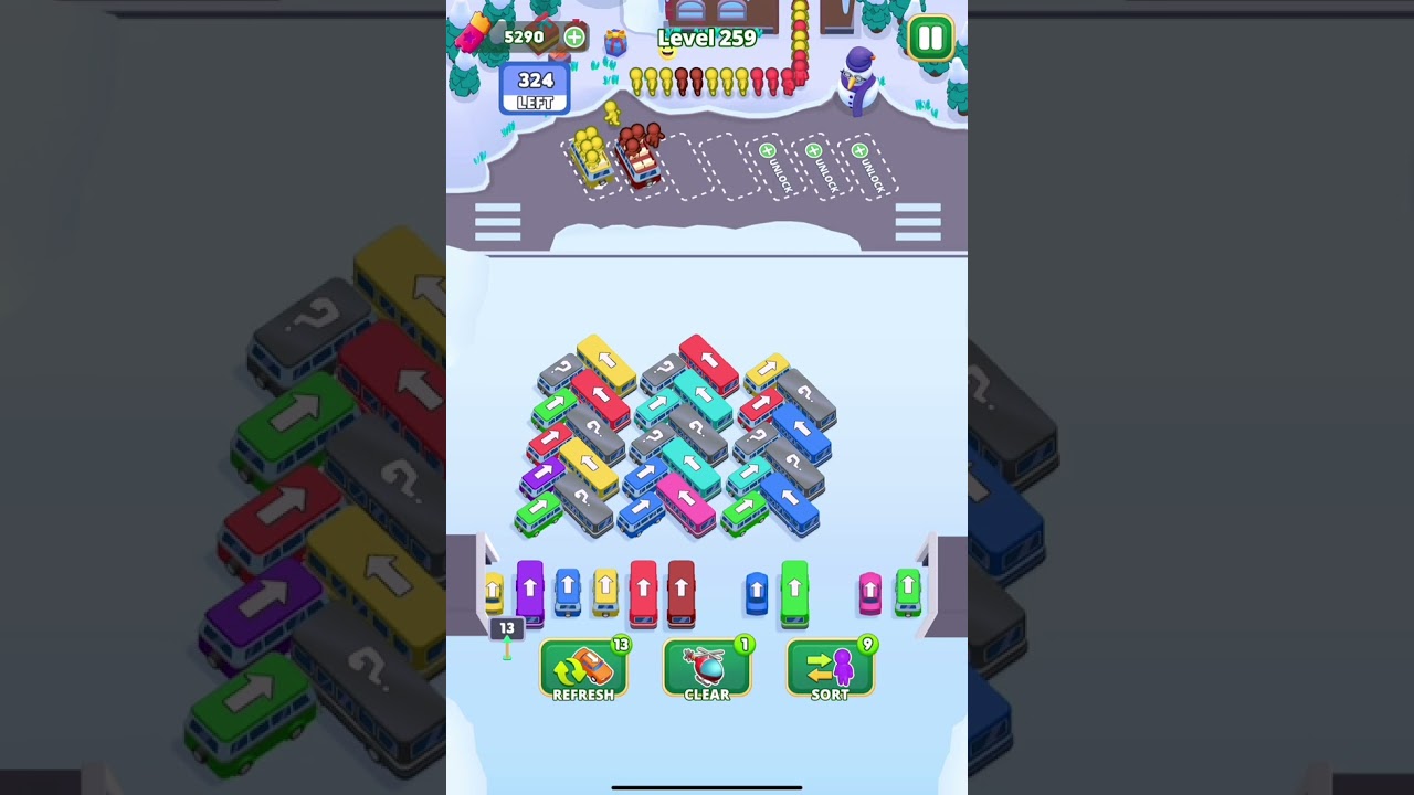 Bus Escape: Traffic Jam Level 256-257-258-259-260