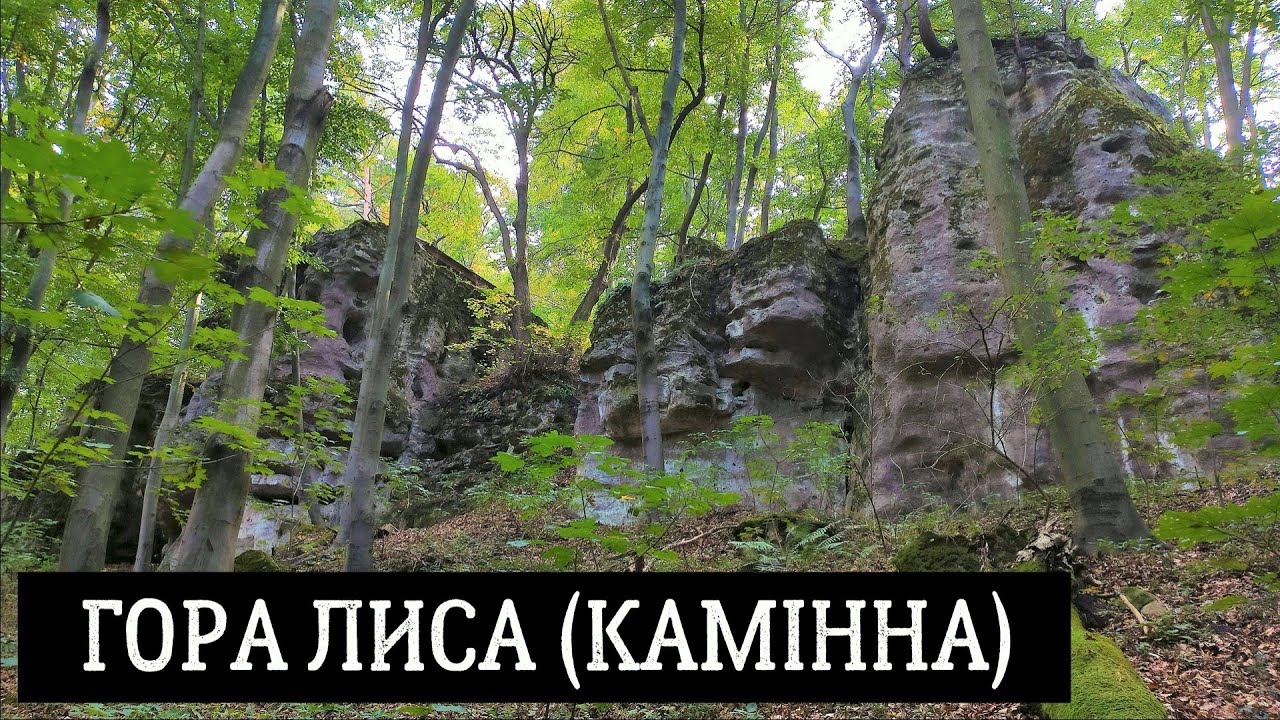 Гора Лиса (Камінна) біля села Романів, Львівська область, Україна