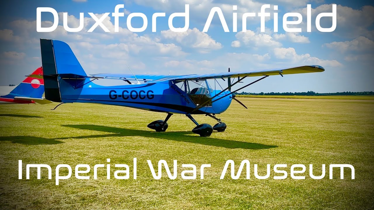 Flying to Duxford Airfield - Imperial War Museum IWM