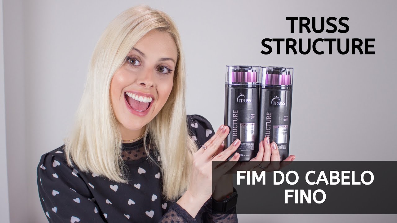 Linha STRUCTURE da TRUSS para Encorpar Cabelos Finos