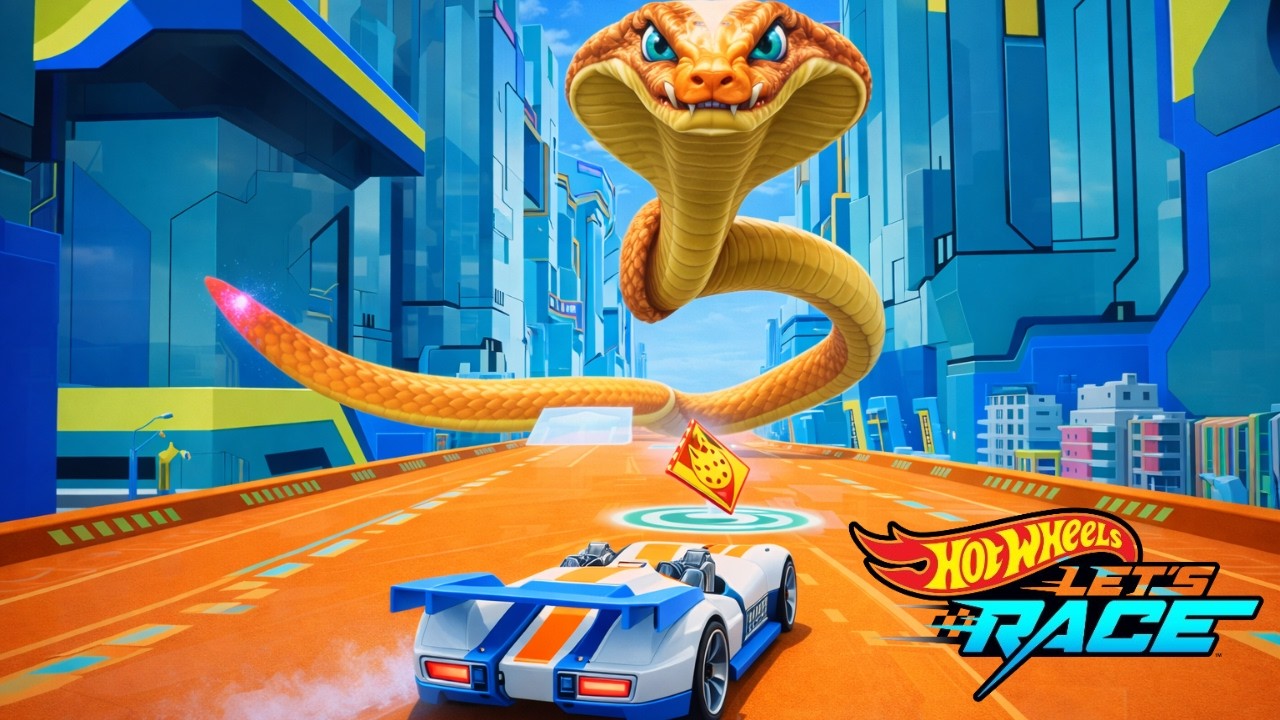 Hot Wheels Let's Race Ultimate Speed: Beating The Snake in lets race ultimate speed gameplay