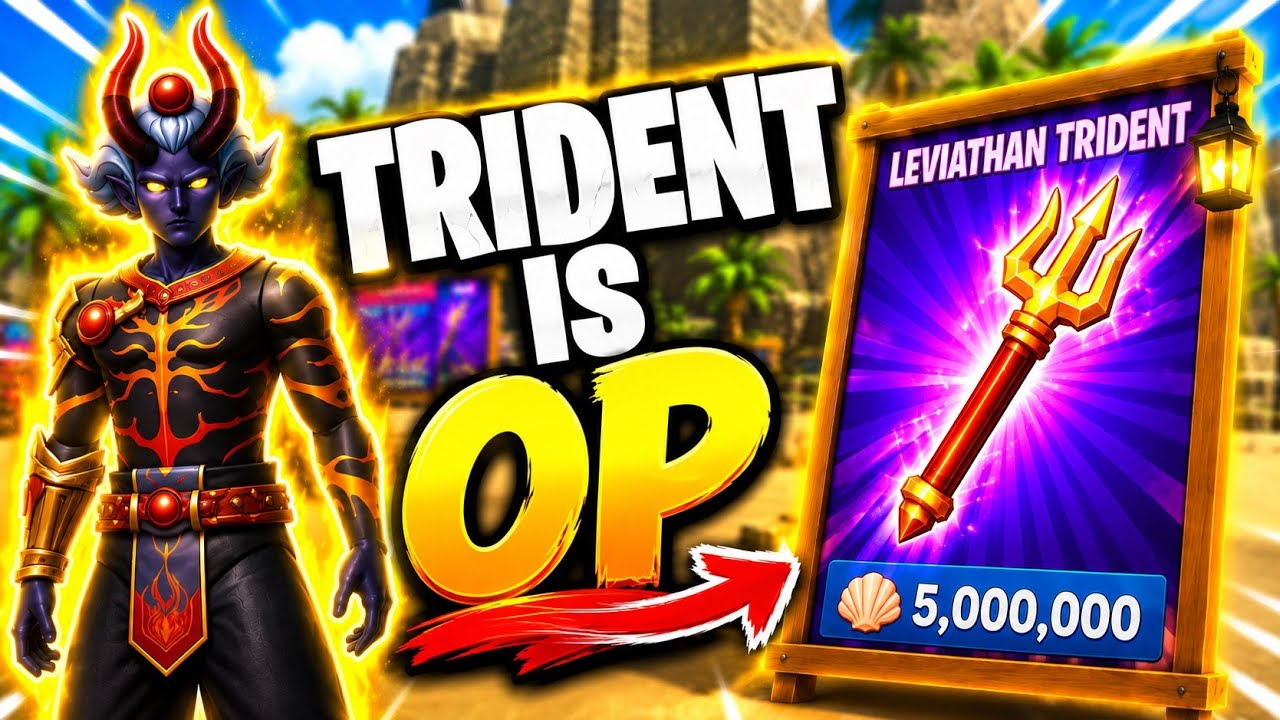 The NEW Leviathan Trident Is OP!! Roblox Giant Simulator REBORN