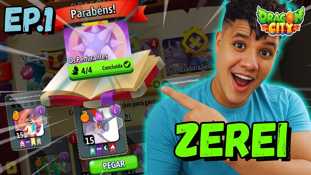 NOVA SÉRIE! LIBERANDO TODOS OS DRAGÕES NO DRAGON CITY 😍