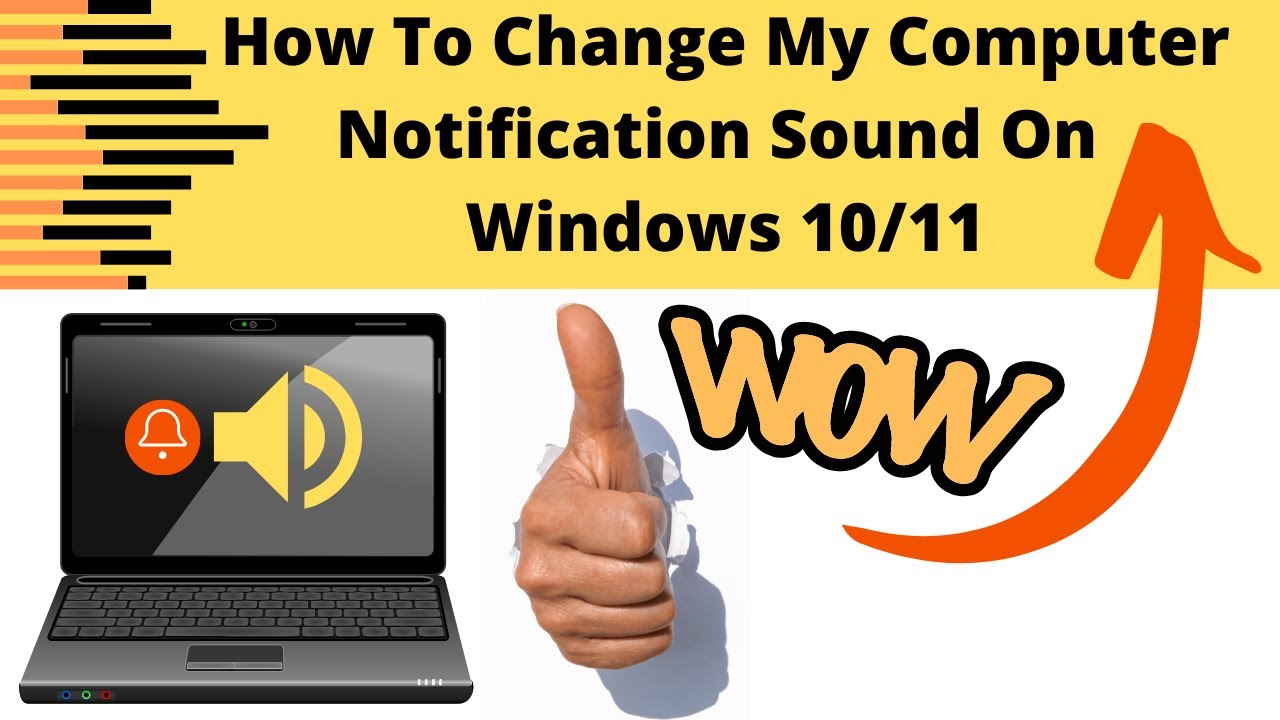 How To Change My Computer Notification Sound On Windows 10/11 | #NotificationSound
