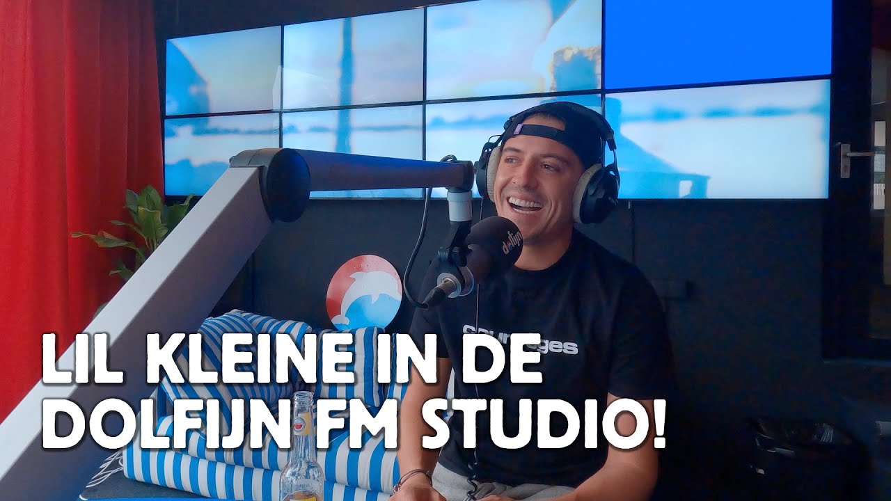 'DAT IS HET ENIGE WAT IK EROVER KAN ZEGGEN!' Lil Kleine in de studio!