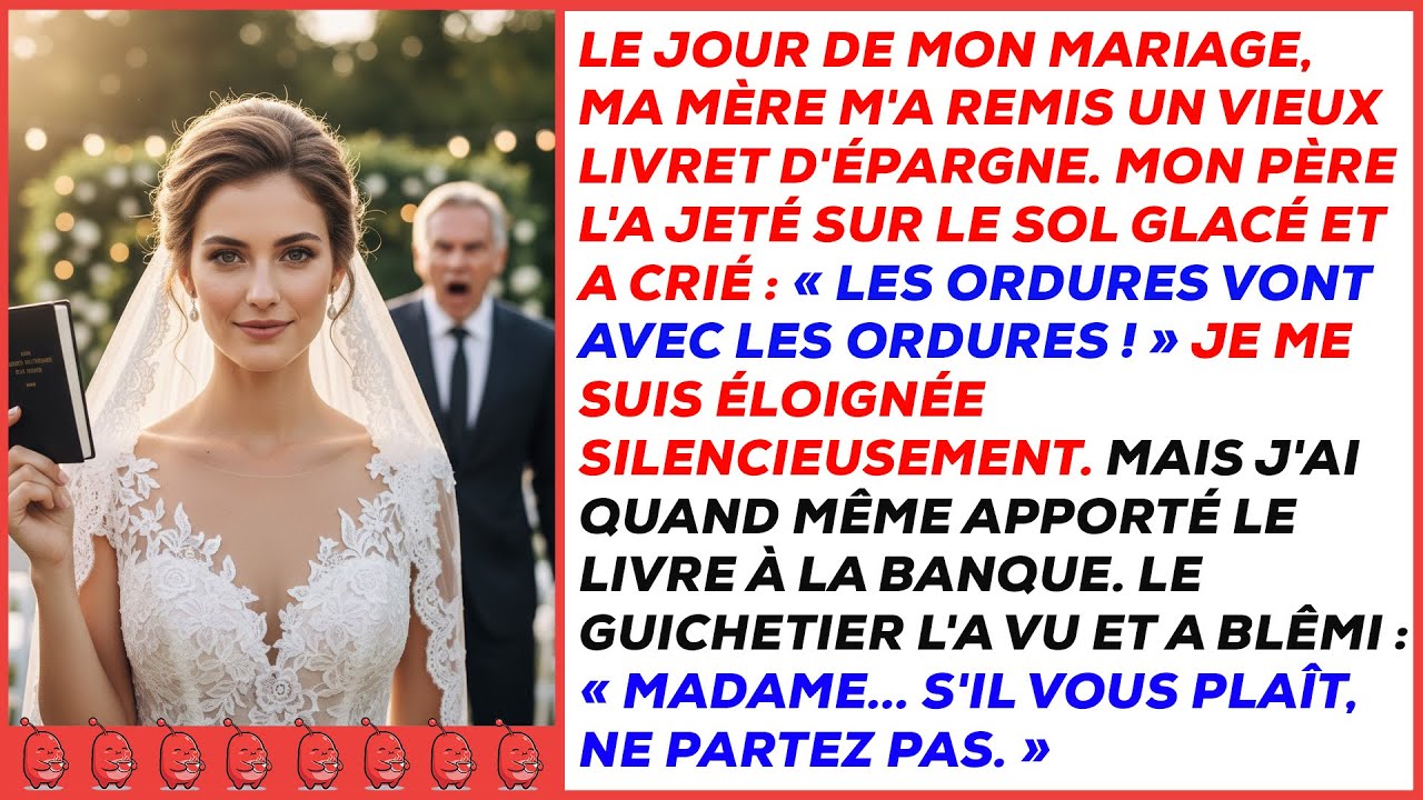 Mon père s'est moqué du livret d'épargne de ma mère à mon mariage – jusqu'à ce que la banque lui ...