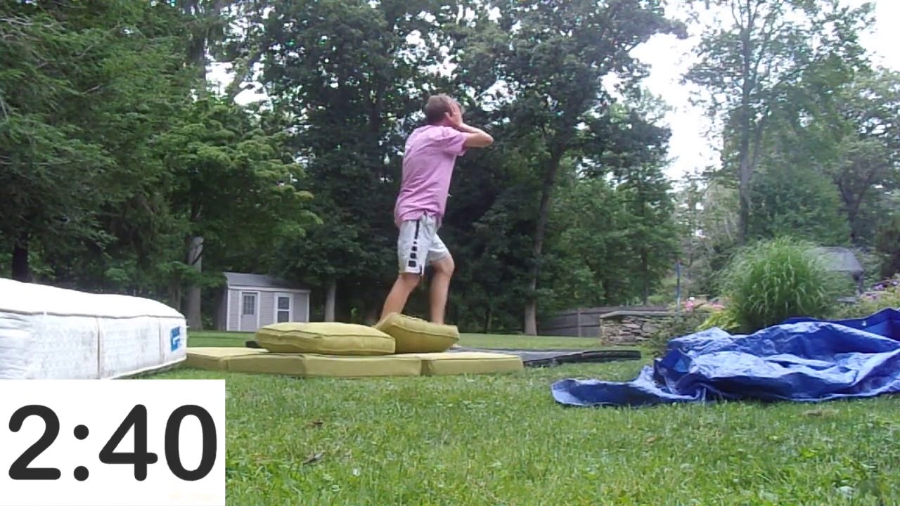 4 MINUTE BACKFLIP PROGRESSION