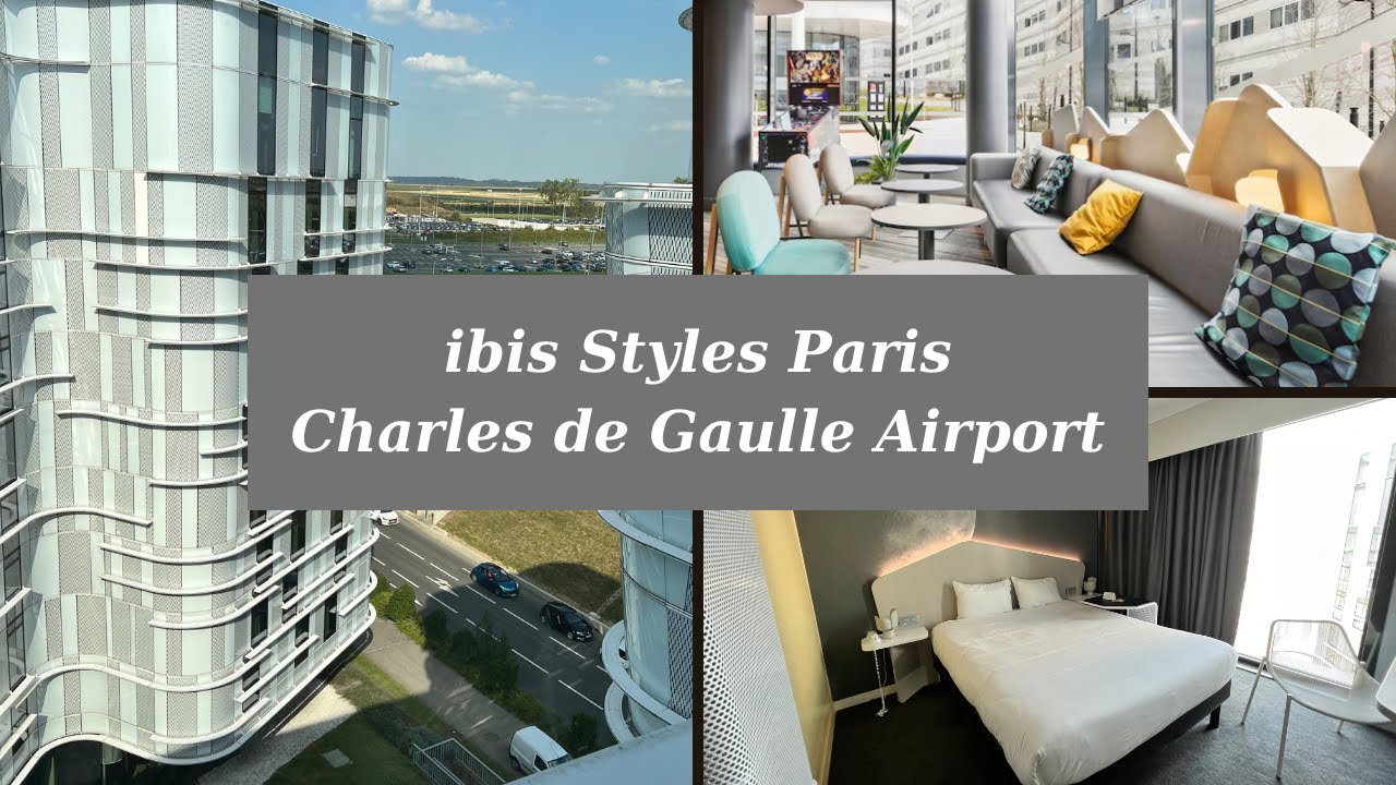 ibis Styles Paris Charles de Gaulle Airport - Standard Room + Hotel Tour #ibisstyles #roomtour