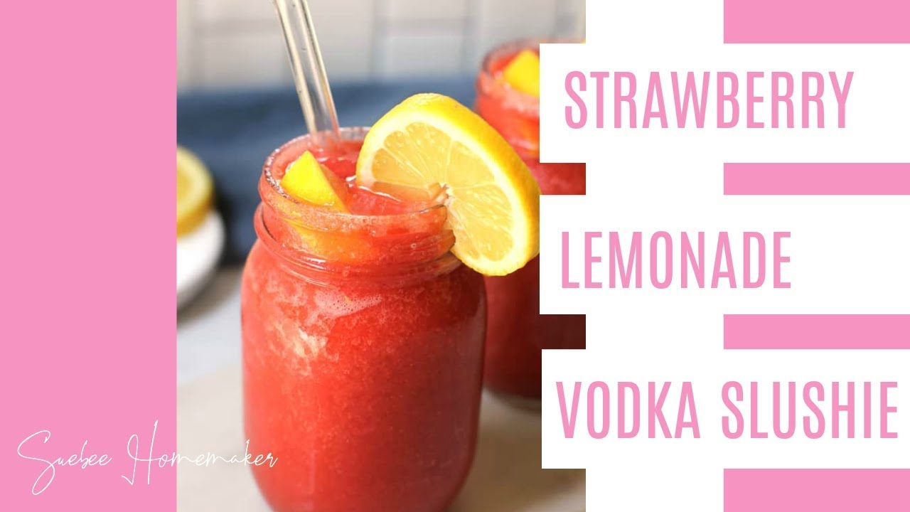 Strawberry Lemonade Vodka Slush