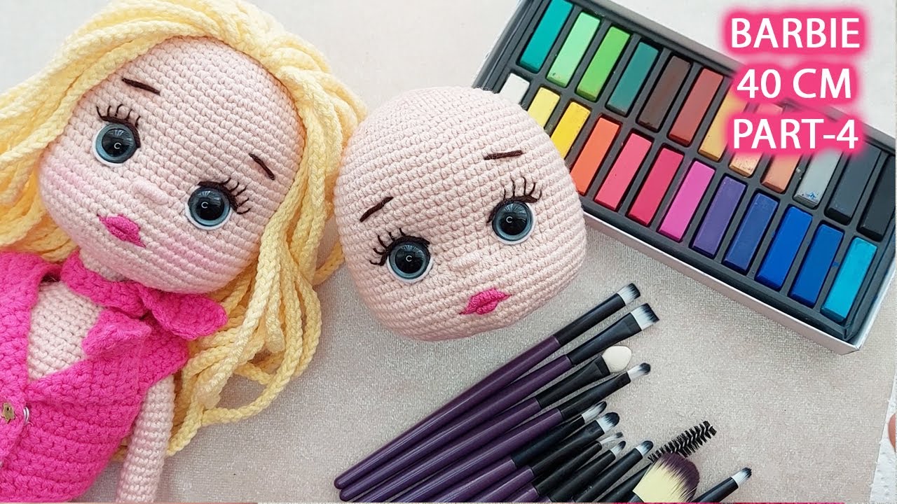 Amigurumi Barbie bebek 40cm Part 4 (Subtitulos en Español)