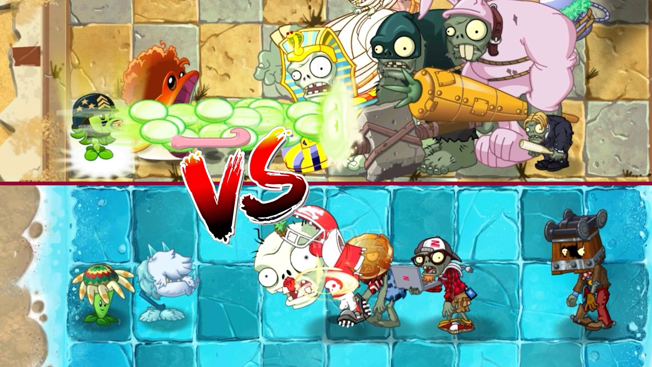 PvZ 2 - Plant Couple Team VS 4 Vase Breaker Zombies -  p39 - Who's the stronger ? #pvzgameplay
