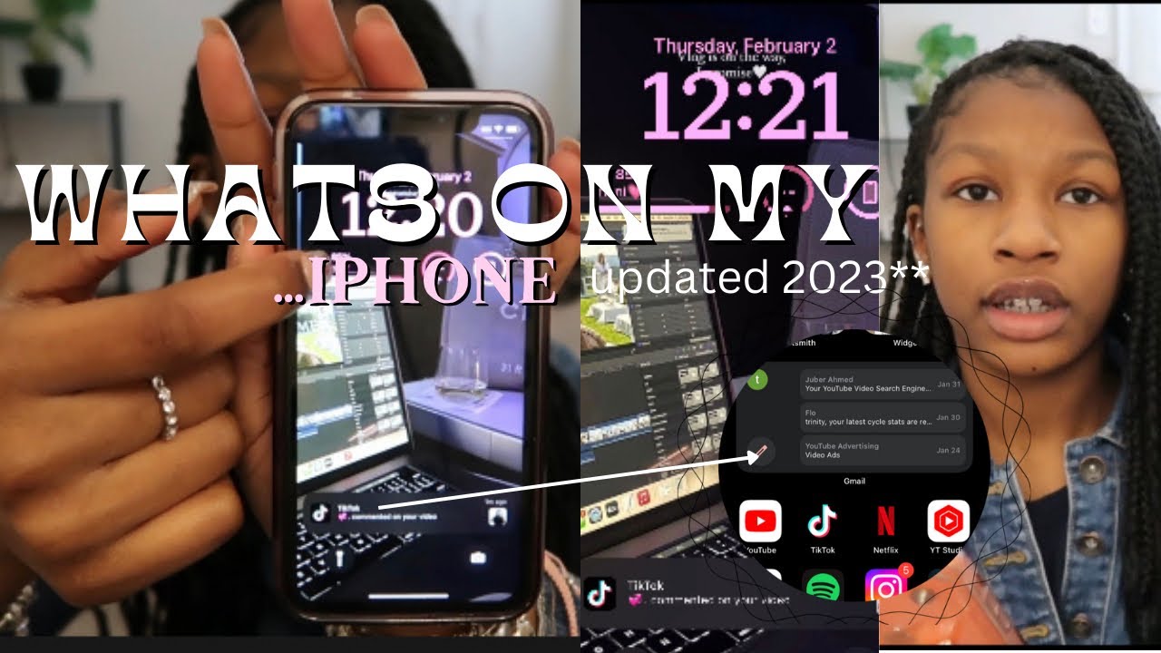 WHATS ON MY IPHONE|| 2023 {updated} + tutorial for widgets!!