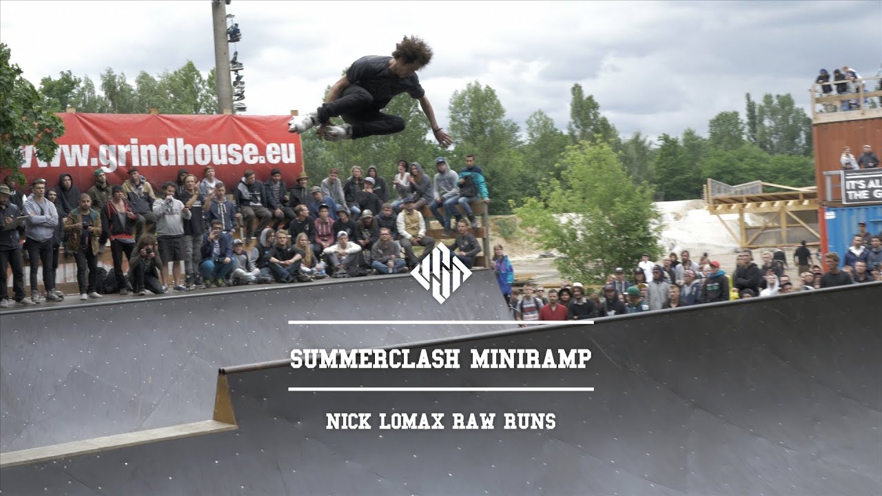 Nick Lomax Raw Runs @ Summerclash 2014 Miniramp Contest