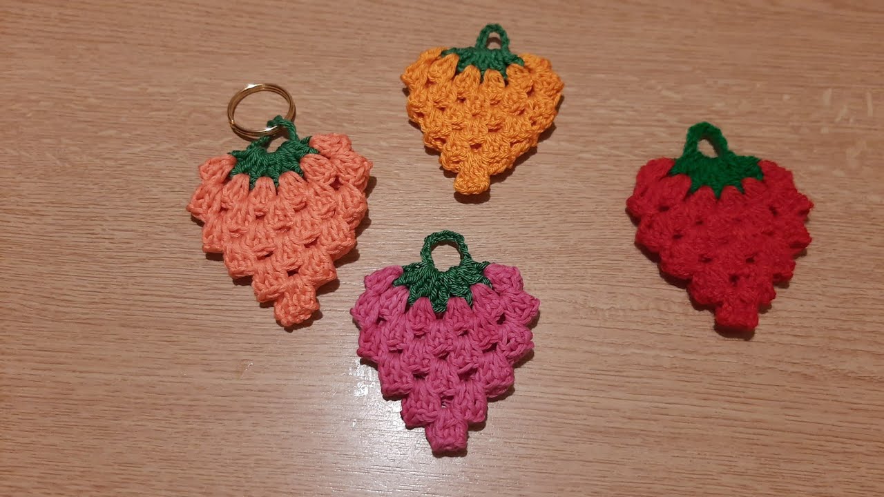 fragole all'uncinetto..strawberry crochet..