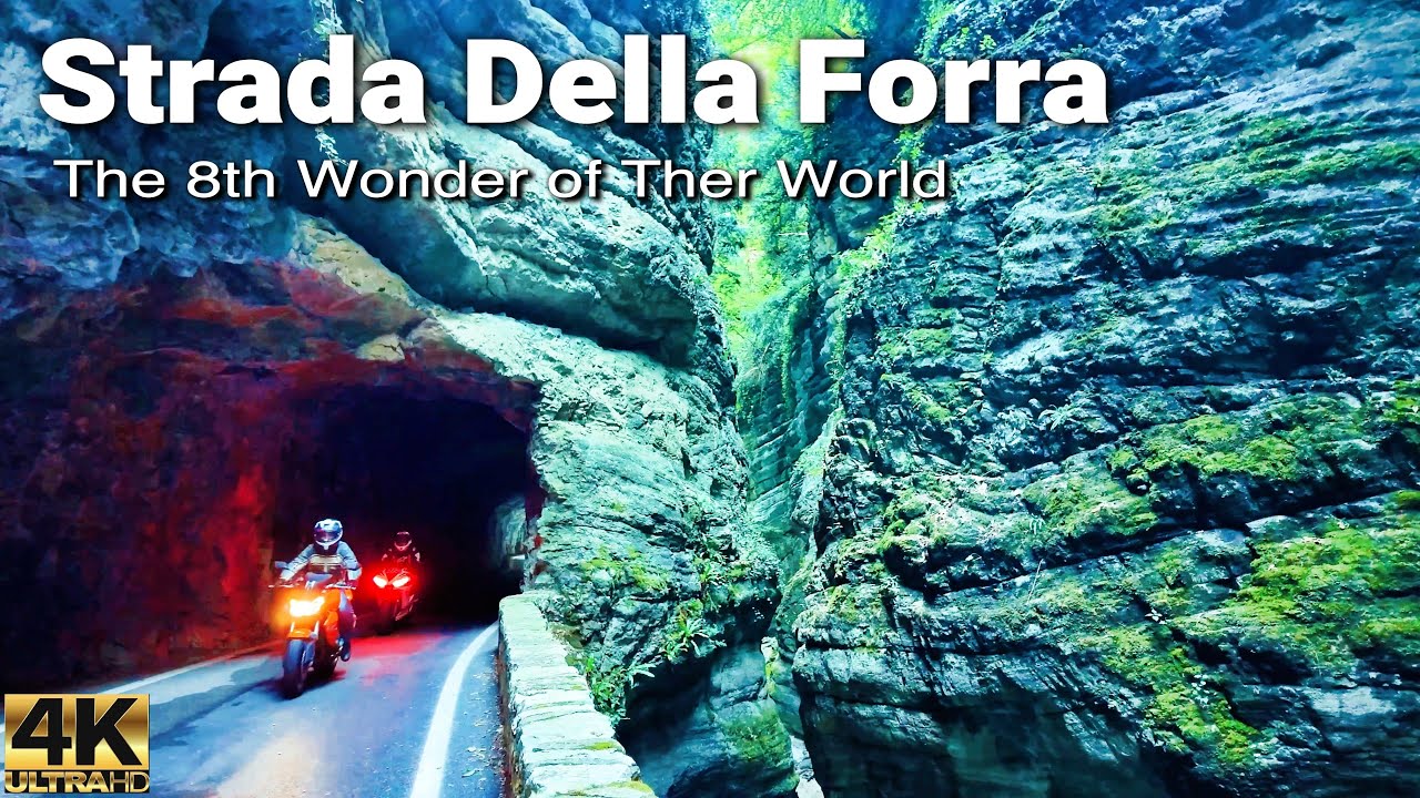 Explore Strada della Forra in 4K | Italy’s Legendary Cliffside Road