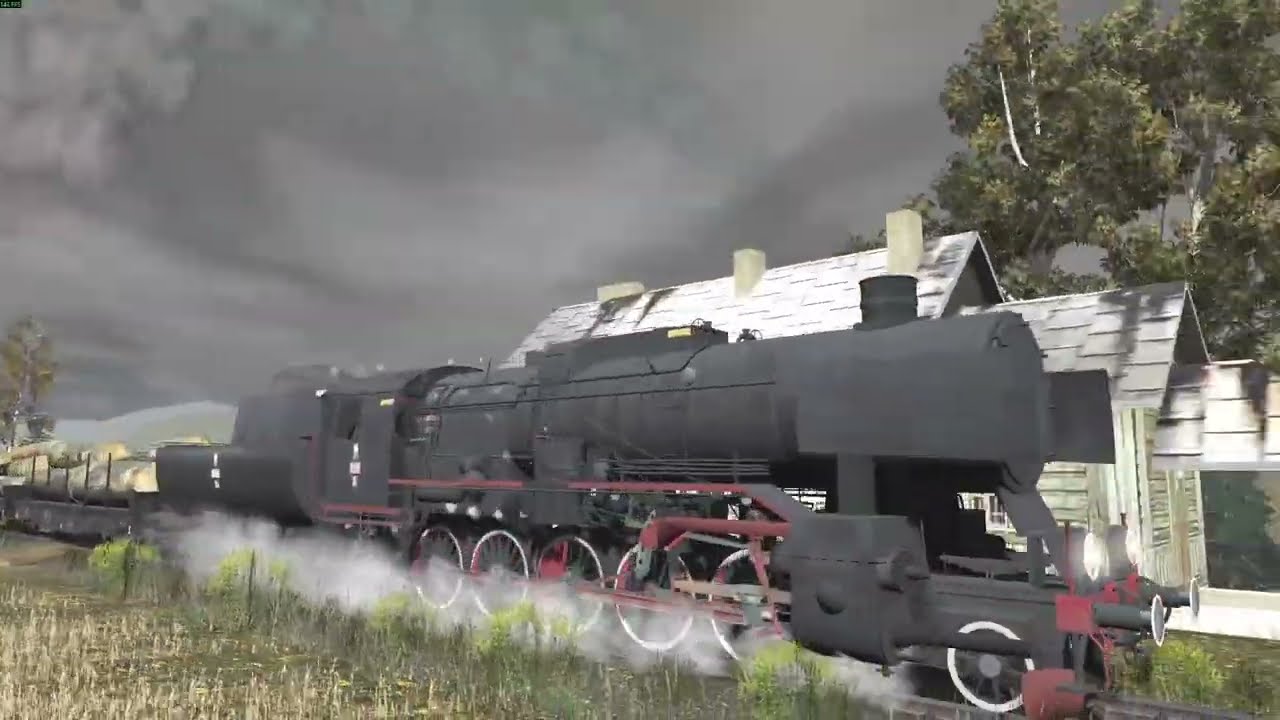 Ty3-2 z transportem drewna do magazynu w Proszówce Śląska Kolej Górska 2022 Sezonowa#3