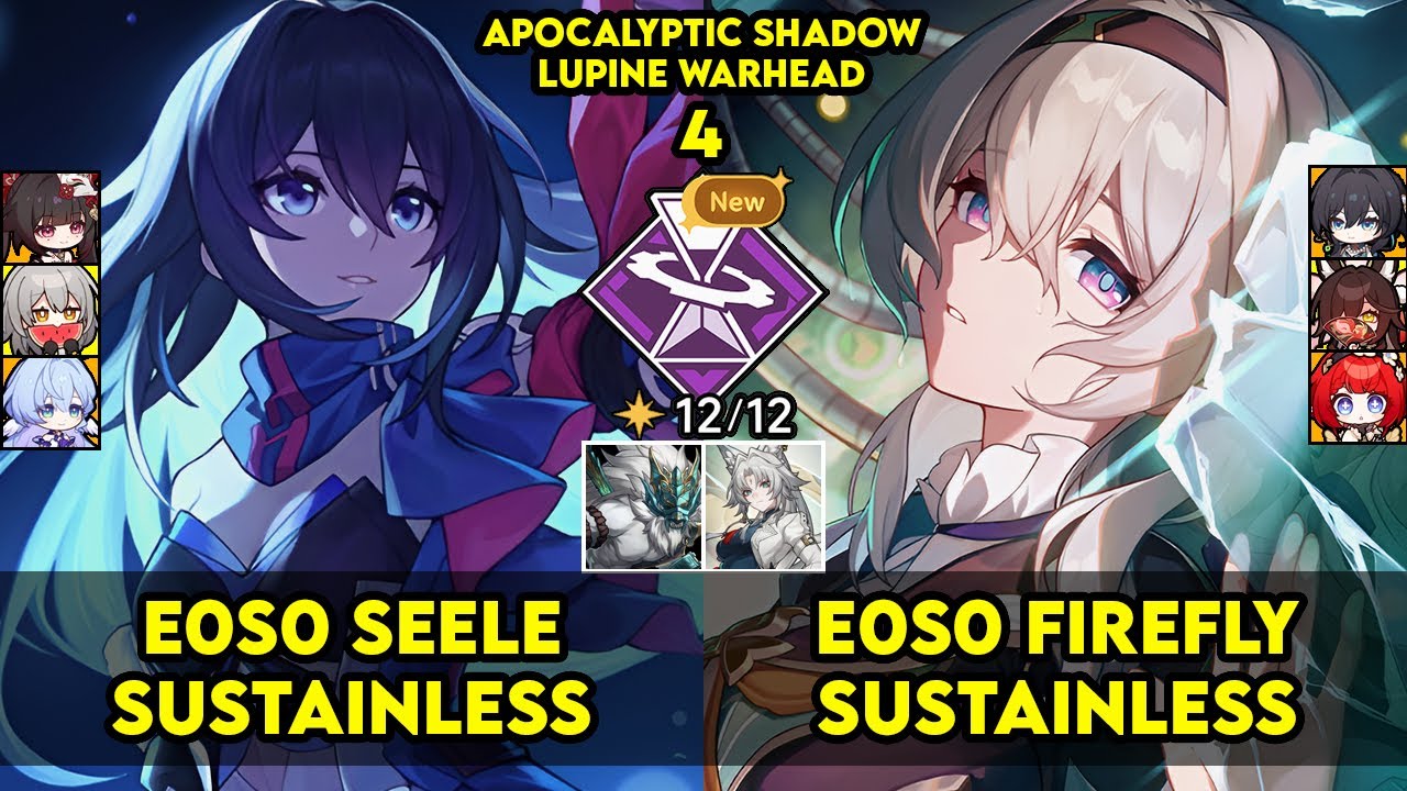 Apocalyptic Shadow 4 | E0S0 Seele & E0S0 Firefly | Apoc 4 | HSR
