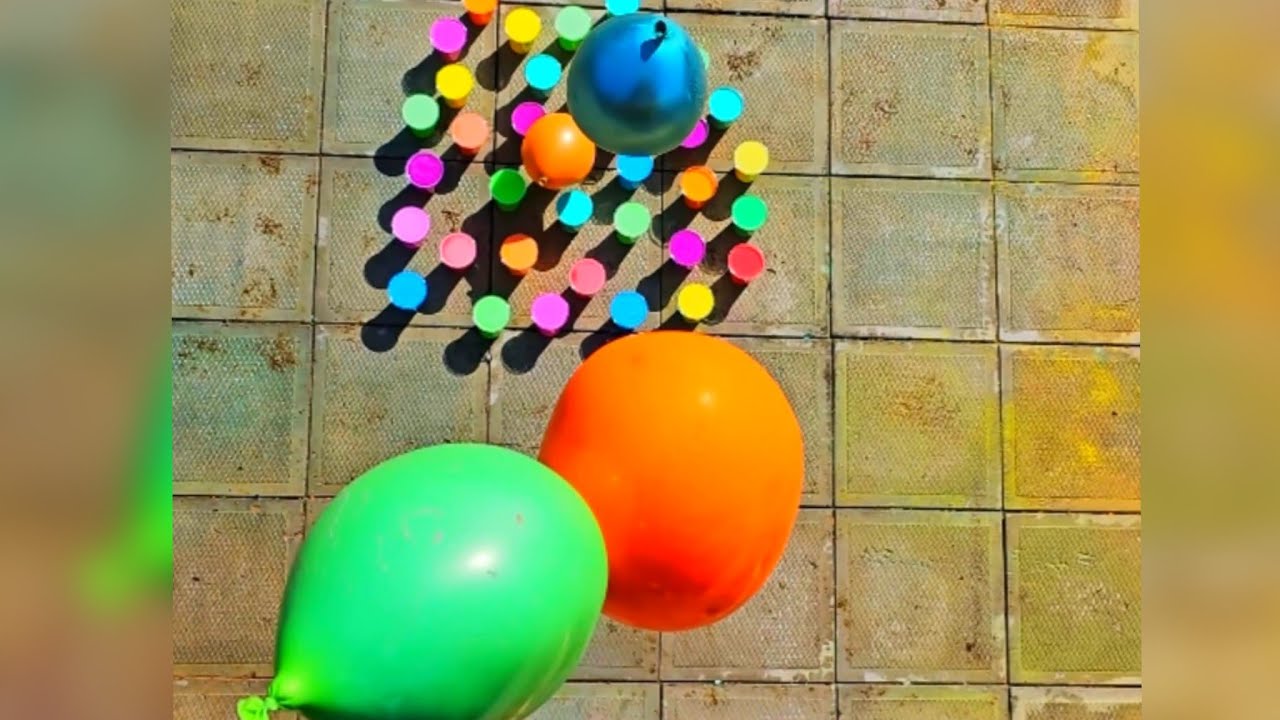 🎈Breaking Glass Bottles and Balloon Drops! Crushing Crunchy & Soft Things!🔥