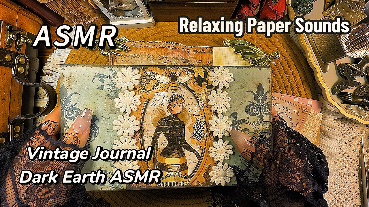 So Satisfying 빈티지 스탬프 ASMR 🫢 #journaling #vintagejournal #빈티지다꾸 