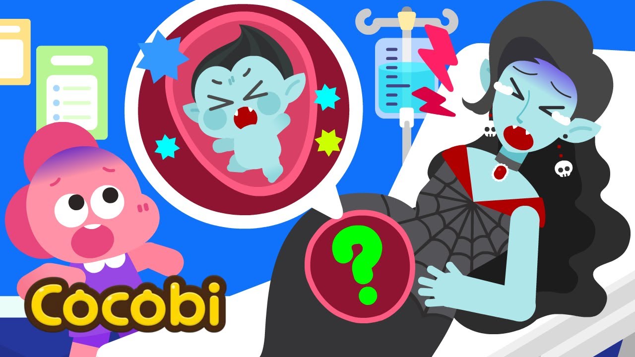 Рождение маленького вампира!😱 + Еще больше веселых песен для детей | Cocobi