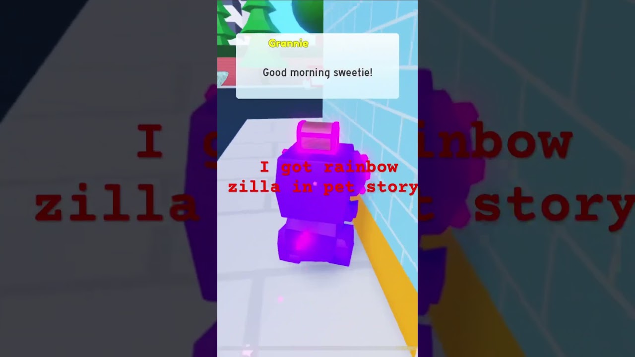 ￼I got rainbow zilla in pet story #roblox #dog #pets #games #petstory video for @Ponchokings