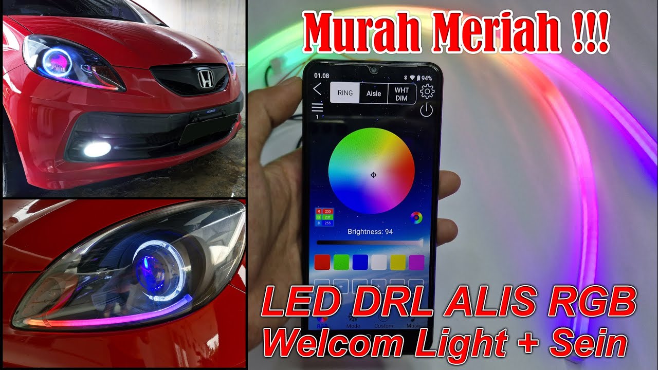 Review LED Alis RGB Vinyx App Welcom Light + Sein Running