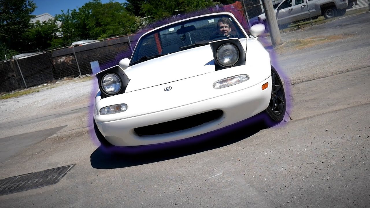 Turning $1000 Miata to drift car!