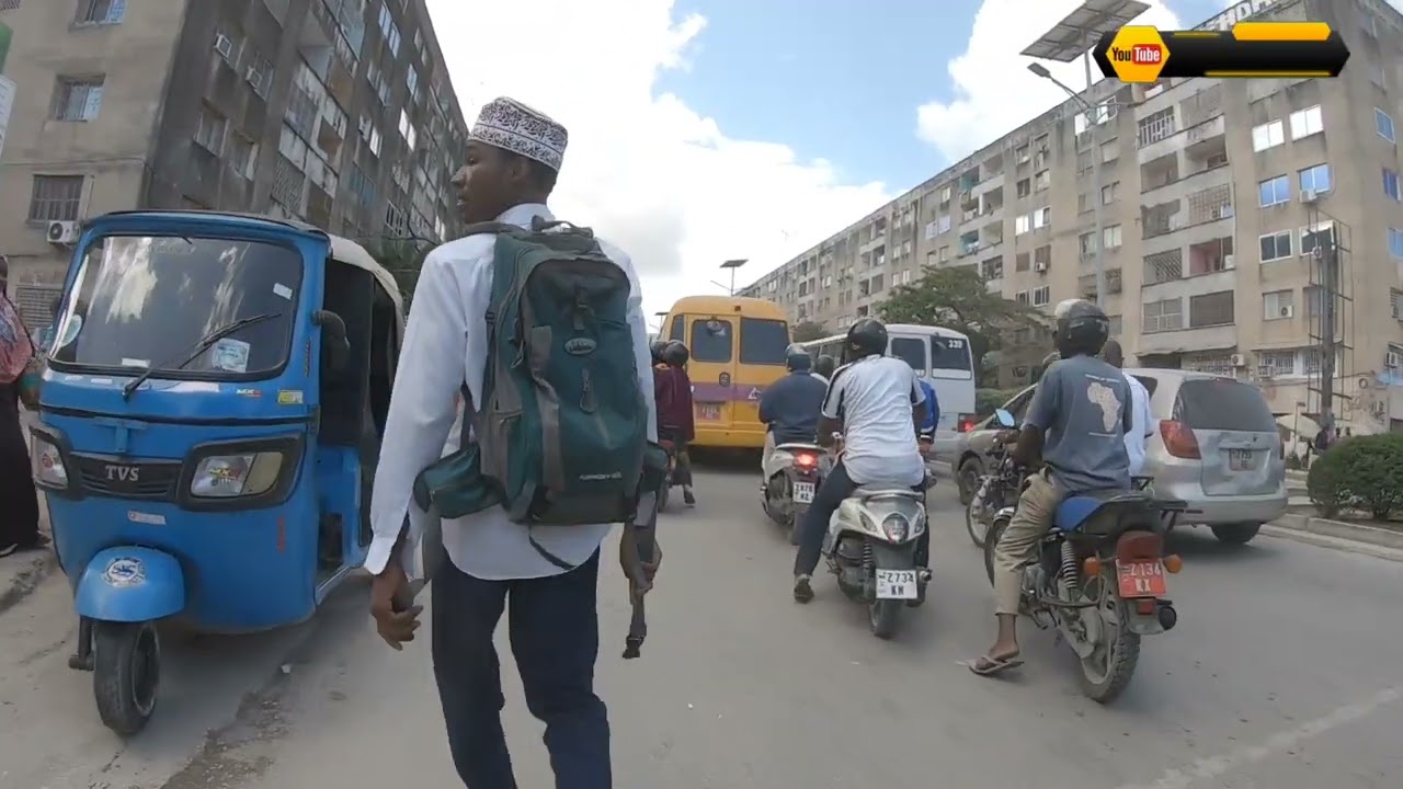 Zanzibar Town kutoka Migombani  Mnazimmoja Michenzani Bizred Malindi na Darajani July 2023.