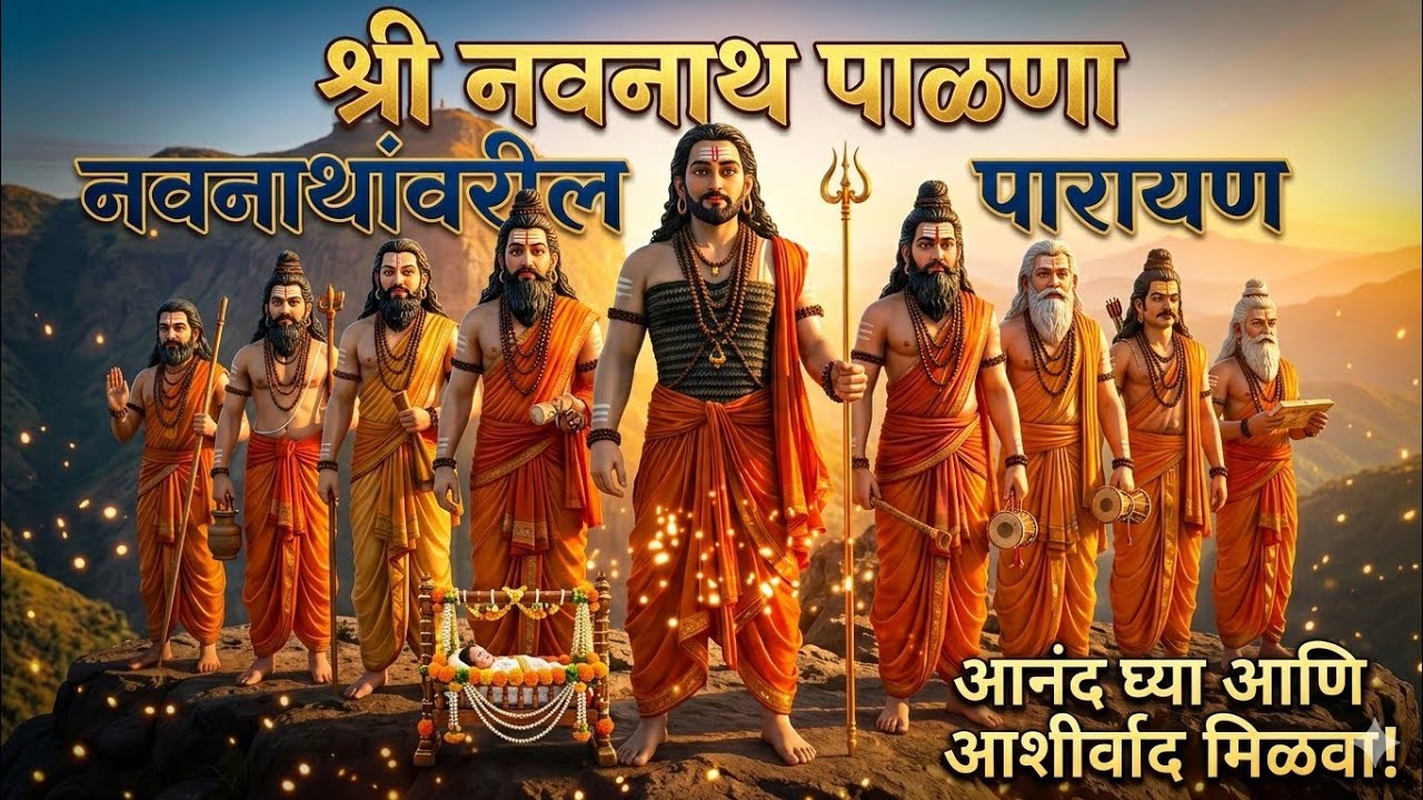  🌺🔱 नवनाथांचा पाळणा | Navnathancha Palna #पाळणा #kanifnathmaharaj पाळणा