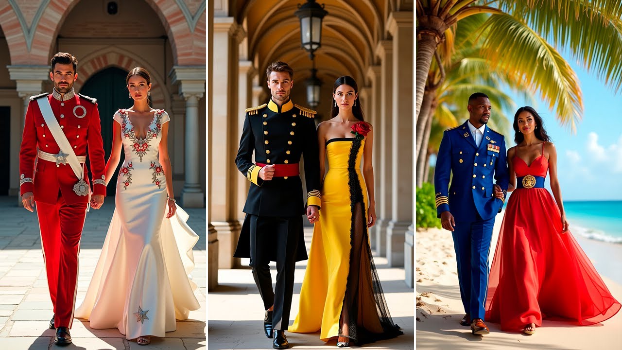 The Most Elegant National Couples. PT 2 #ai #fashion #aroundtheworld